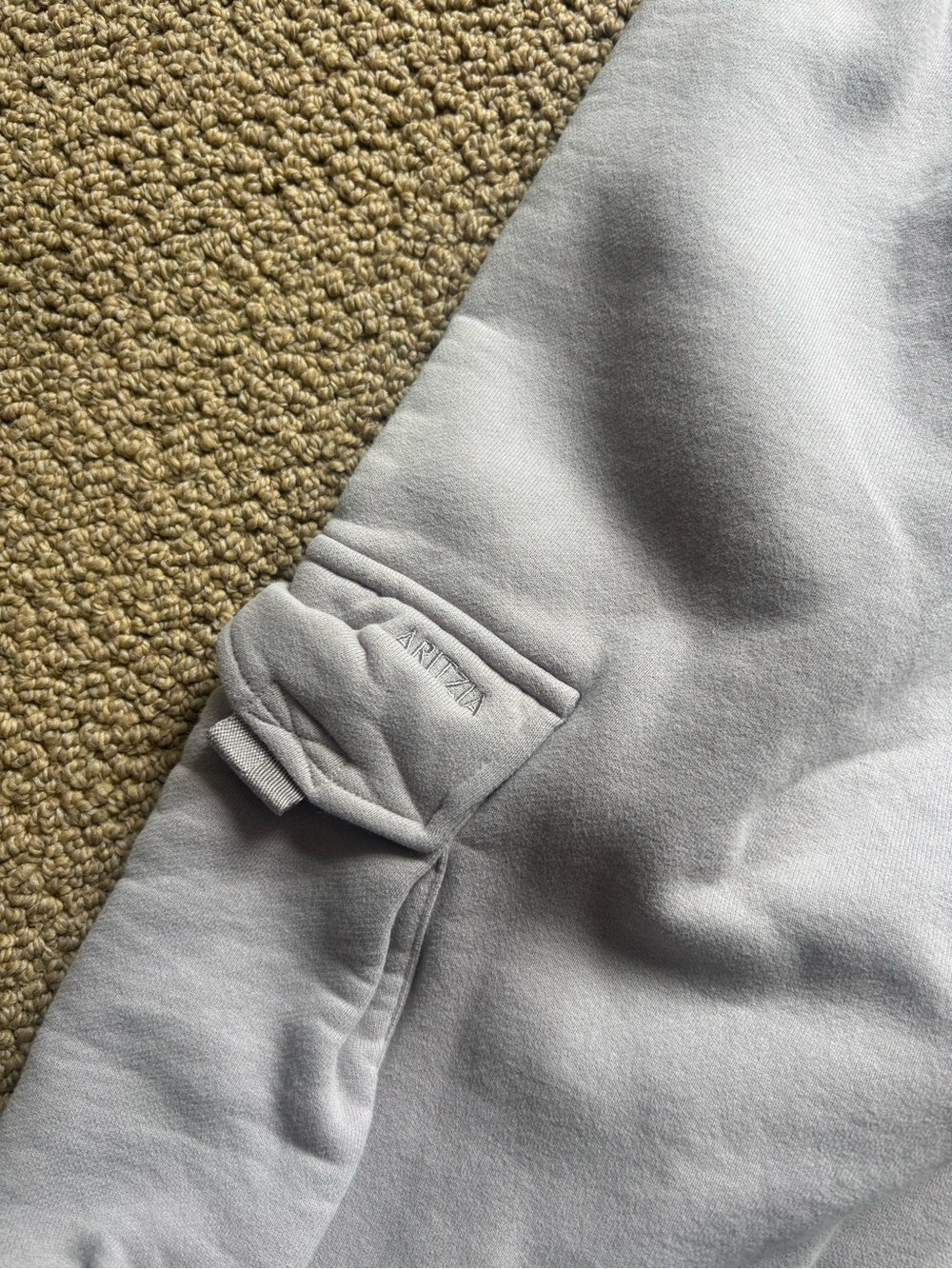 Aritzia Sweatfleece Mega Cargo Sweatpants in Light Gray - Picture 5 of 5